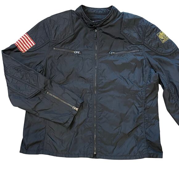 Ralph Lauren Denim & Supply Jacket Large Designer Luxury Classic Timeless Biker - Picture 1 of 8